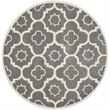 Safavieh Chatham Dark Grey Contemporary Rug - Round 5'