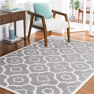 Safavieh Chatham Dark Grey Contemporary Rug - Square 7'