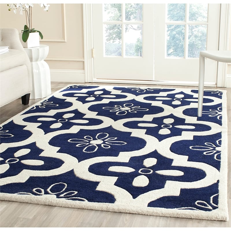 Safavieh Chatham Dark Grey Contemporary Rug - 4' x 6'