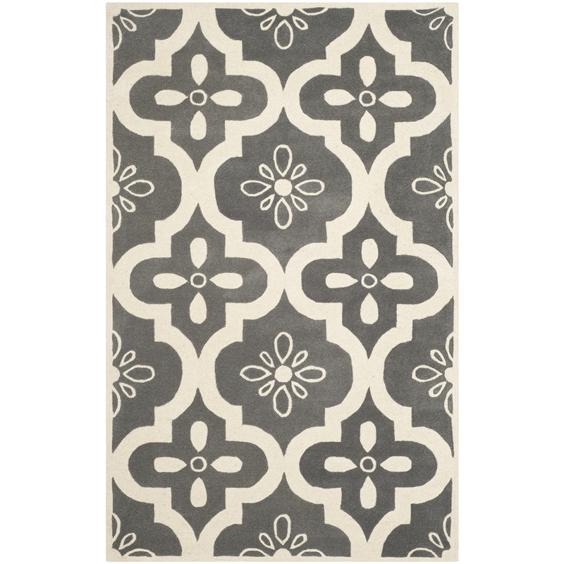 Safavieh Chatham Dark Grey Contemporary Rug - 5' x 8'