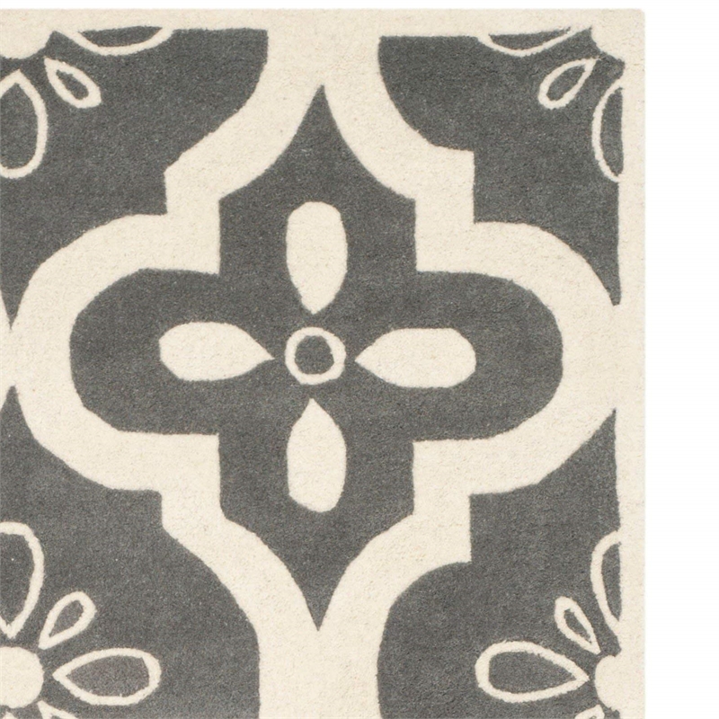 Safavieh Chatham Dark Grey Contemporary Rug - 5' x 8'