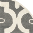 Safavieh Chatham Dark Grey Contemporary Rug - Round 5'