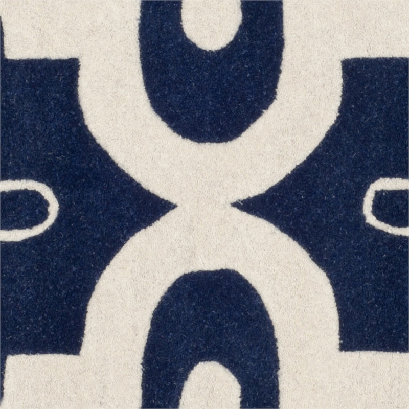 Safavieh Chatham Dark Grey Contemporary Rug - Square 5'