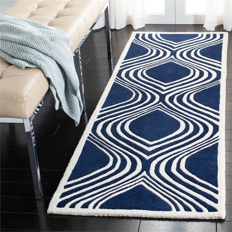 Safavieh Chatham Dark Blue Contemporary Rug - 2'3