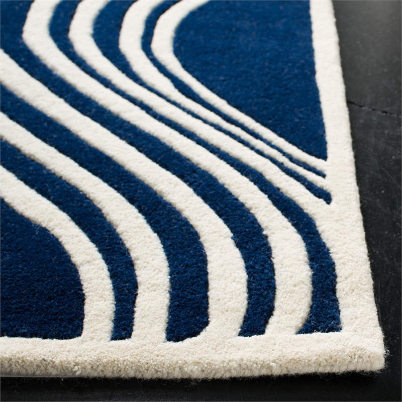 Safavieh Chatham Dark Blue Contemporary Rug - 3' x 5'