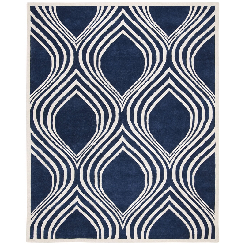 Safavieh Chatham Dark Blue Contemporary Rug - 8' x 10'