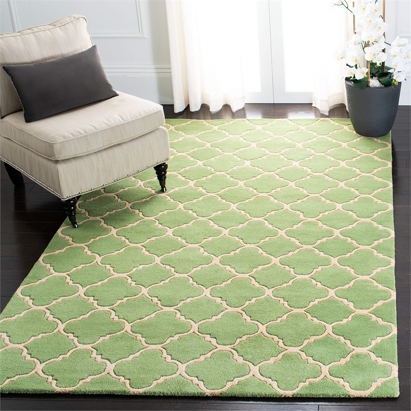 Safavieh Chatham Green Contemporary Rug - Square 4'