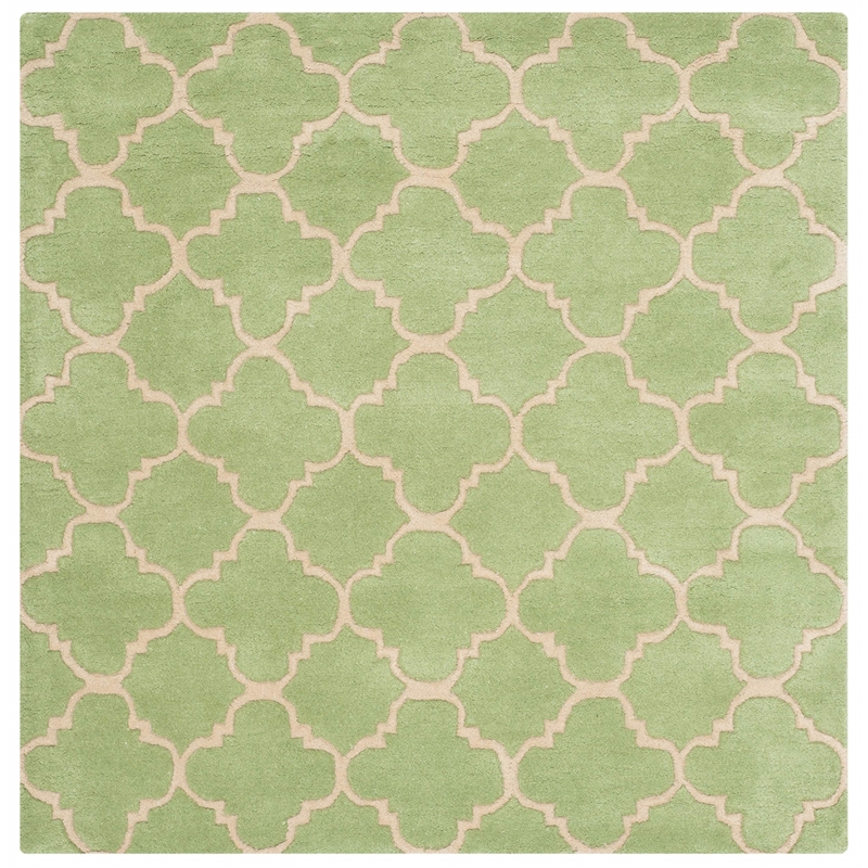 Safavieh Chatham Green Contemporary Rug - Square 4'