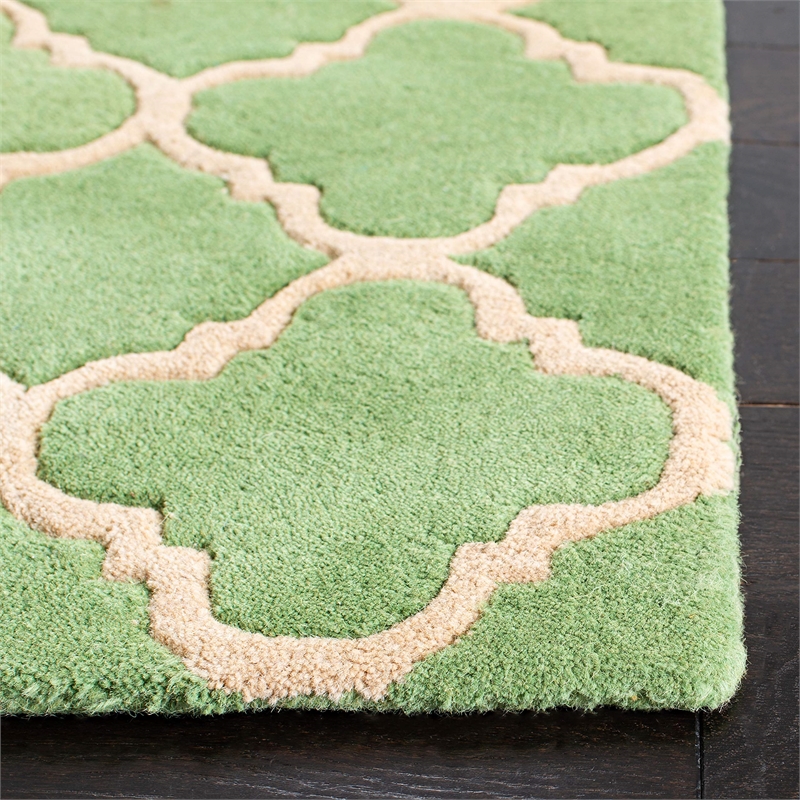 Safavieh Chatham Green Contemporary Rug - Square 4'