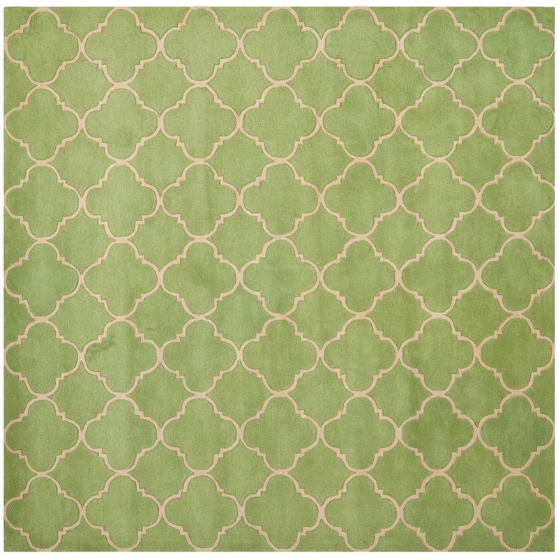 Safavieh Chatham Green Contemporary Rug - Square 5'