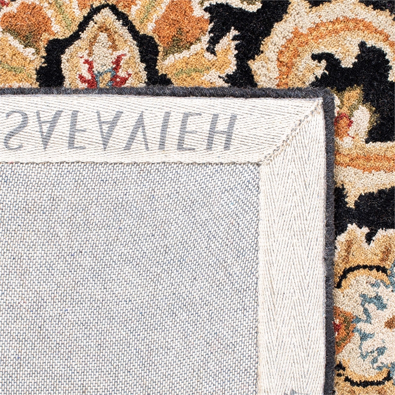 Safavieh Classic Black Traditional Rug - Square 6'