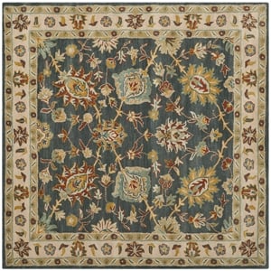 Safavieh Classic Dark Grey Traditional Rug - Square 6'