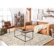 Safavieh Casablanca 8' X 10' Wool and Cotton  Hand Tufted Rug in Ivory / Gray