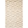 Safavieh Casablanca 5' X 8' Wool Hand Tufted Rug in Ivory / Brown