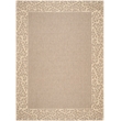 Safavieh Courtyard Brown Indoor Outdoor Rug - 9' x 12'