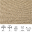 Safavieh Courtyard Brown Indoor Outdoor Rug - 9' x 12'