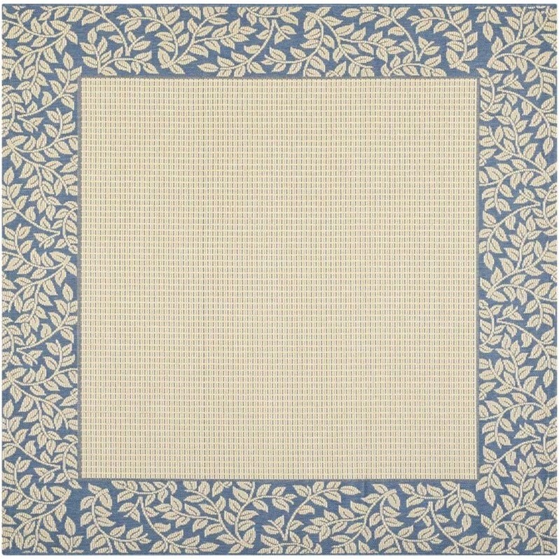 Safavieh Courtyard Natural Indoor Outdoor Rug - Square 6'7