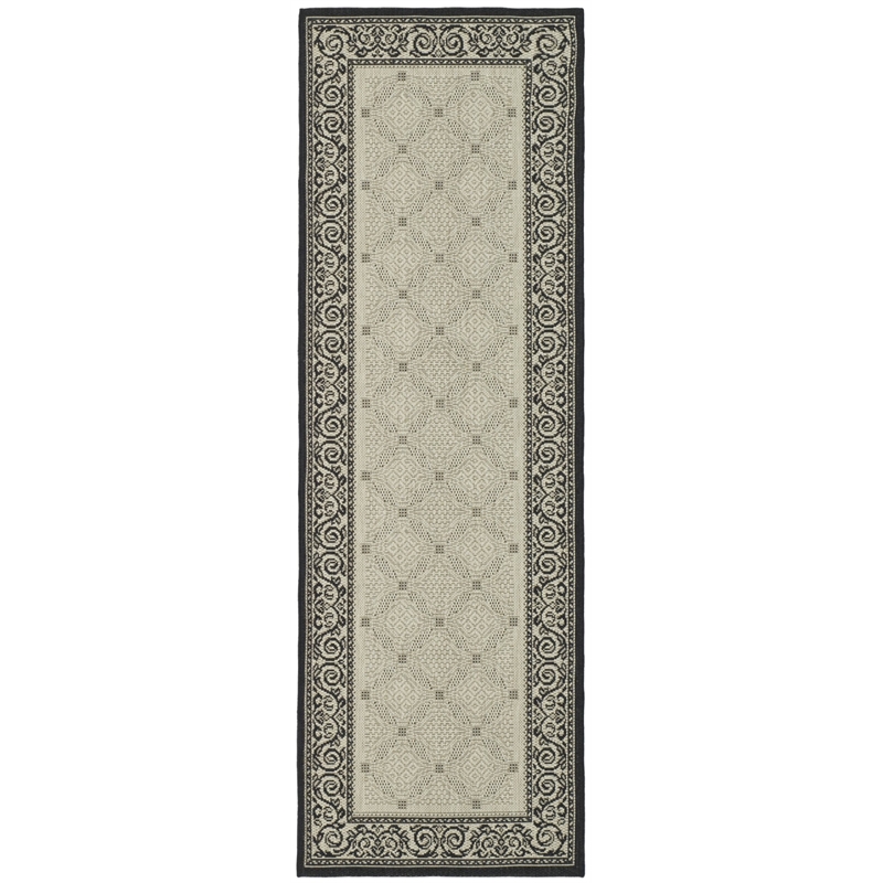 Safavieh Courtyard Sand Indoor Outdoor Rug - Runner 2'3