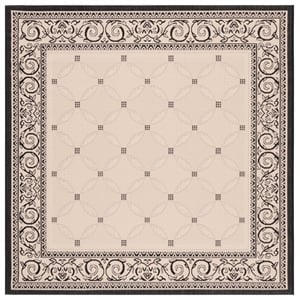 Safavieh Courtyard Sand Indoor Outdoor Rug - Square 6'7&quot