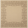 Safavieh Courtyard Natural Indoor Outdoor Rug - Square 7'10