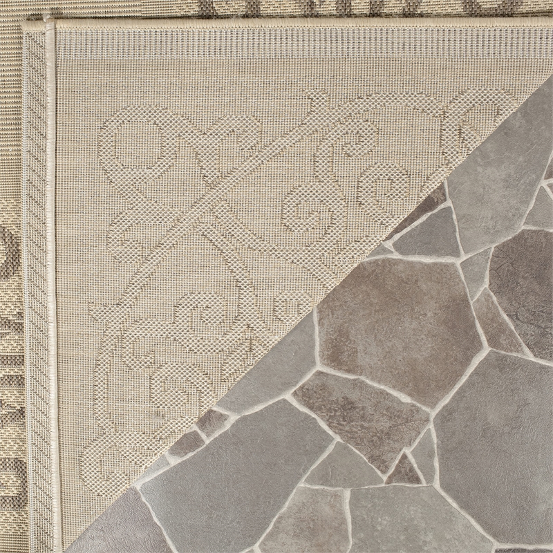Safavieh Courtyard Natural Indoor Outdoor Rug - Square 7'10