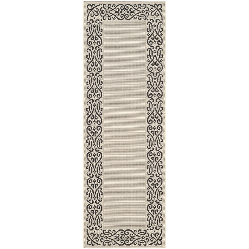 Safavieh Courtyard Sand Indoor Outdoor Rug - Runner 2'3