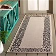 Safavieh Courtyard Sand Indoor Outdoor Rug - Runner 2'4