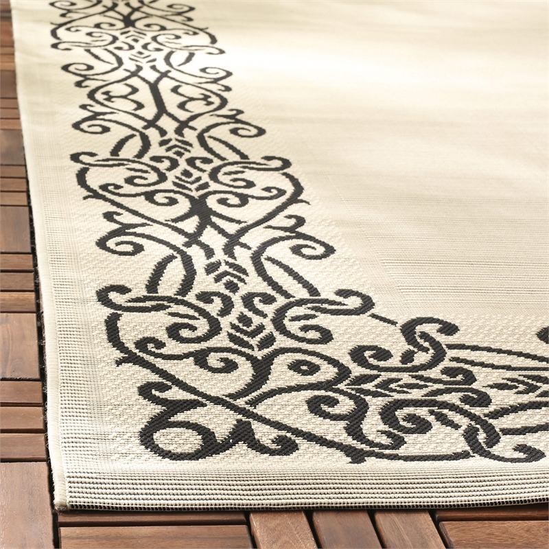 Safavieh Courtyard Sand Indoor Outdoor Rug - Square 7'10
