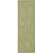 Safavieh Courtyard Olive Indoor Outdoor Rug - Runner 2'3
