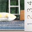 Safavieh Courtyard Blue Indoor Outdoor Rug - Square 7'10