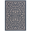 Safavieh Courtyard Navy Indoor Outdoor Rug - 5'3