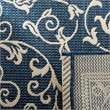 Safavieh Courtyard Navy Indoor Outdoor Rug - Runner 2'3