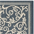 Safavieh Courtyard Navy Indoor Outdoor Rug - Runner 2'7