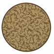Safavieh Courtyard Natural Indoor Outdoor Rug - Round 7'10