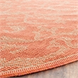 Safavieh Courtyard Terracotta Indoor Outdoor Rug - Round 7'10