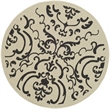 Safavieh Courtyard Sand Indoor Outdoor Rug - Round 7'10