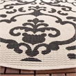 Safavieh Courtyard Sand Indoor Outdoor Rug - Round 7'10