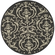 Safavieh Courtyard Sand Indoor Outdoor Rug - Round 7'10