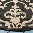 Safavieh Courtyard Sand Indoor Outdoor Rug - Round 7'10
