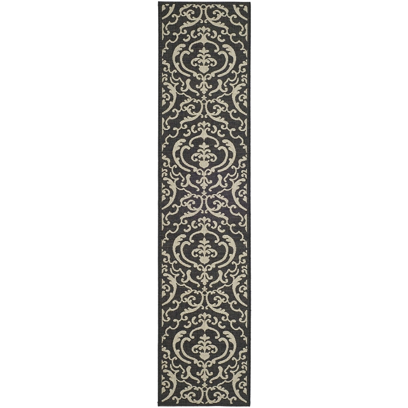 Safavieh Courtyard Sand Indoor Outdoor Rug - Runner 2'4