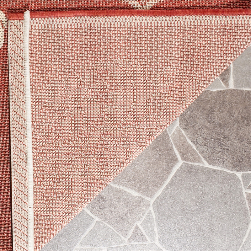 Safavieh Courtyard Red Indoor Outdoor Rug - Runner 2'3