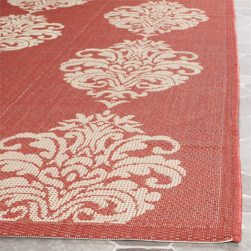 Safavieh Courtyard Red Indoor Outdoor Rug - Runner 2'3
