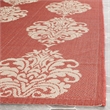 Safavieh Courtyard Red Indoor Outdoor Rug - Runner 2'3