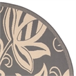 Safavieh Courtyard Grey Indoor Outdoor Rug - Round 7'10