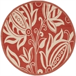 Safavieh Courtyard Red Indoor Outdoor Rug - Round 7'10