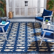 Safavieh Courtyard Navy Indoor Outdoor Rug - 8' x 11'