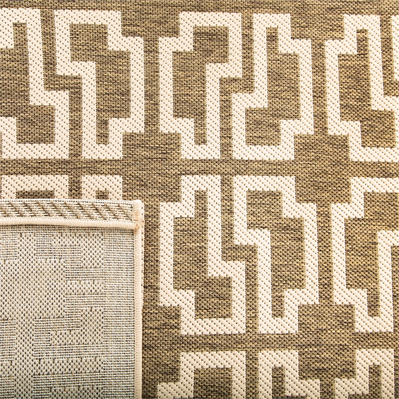 Safavieh Courtyard Mocha Indoor Outdoor Rug - 2' x 3'7