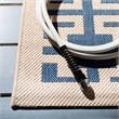 Safavieh Courtyard Blue Indoor Outdoor Rug - Square 7'10