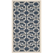 Safavieh Courtyard Navy Indoor Outdoor Rug - 2' x 3'7