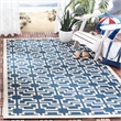 Safavieh Courtyard Navy Indoor Outdoor Rug - 2'7